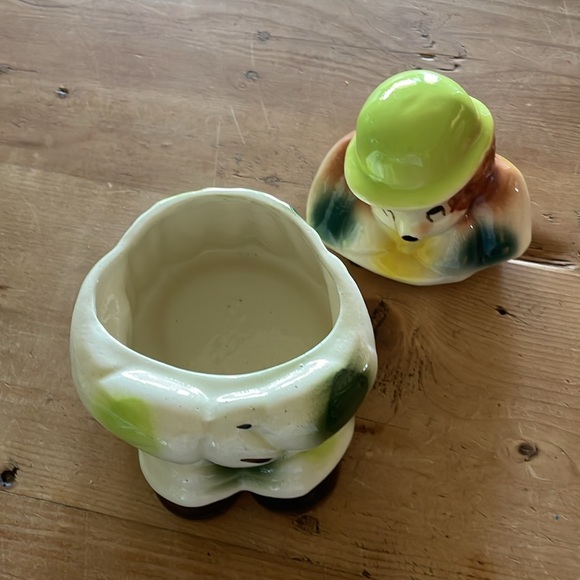 Vintage Hand Painted Clown Cookie Jar - Picture 2 of 16